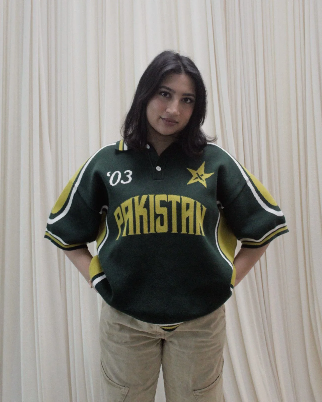 03' Legacy World Cup Jacquard Knit Pakistan Cricket Jersey: Restock Pre-Order - Image 11