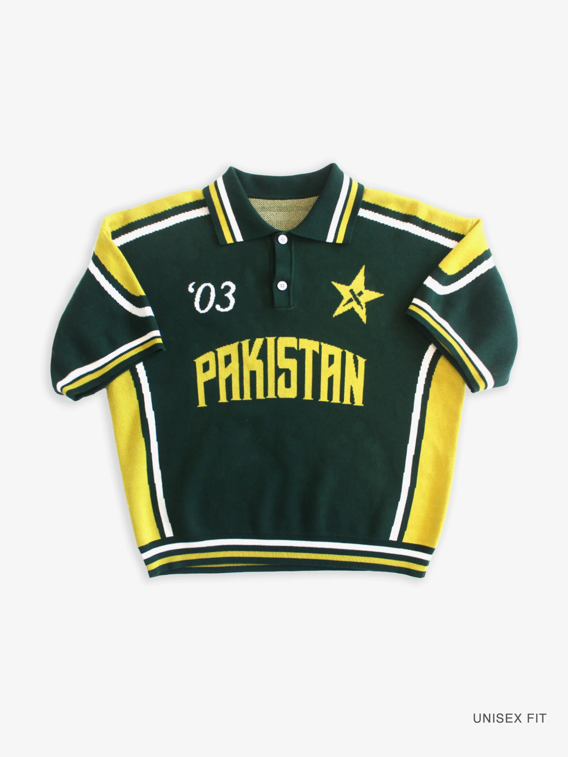 03' Legacy World Cup Jacquard Knit Pakistan Cricket Jersey: Restock Pre-Order - Image 12