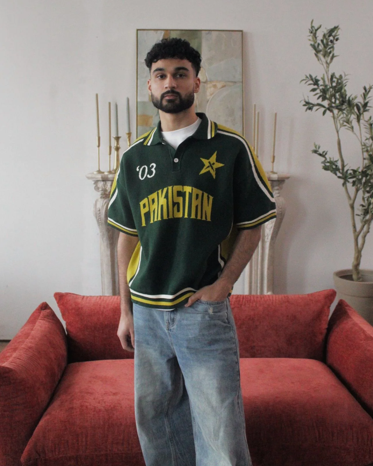 03' Legacy World Cup Jacquard Knit Pakistan Cricket Jersey: Restock Pre-Order - Image 4
