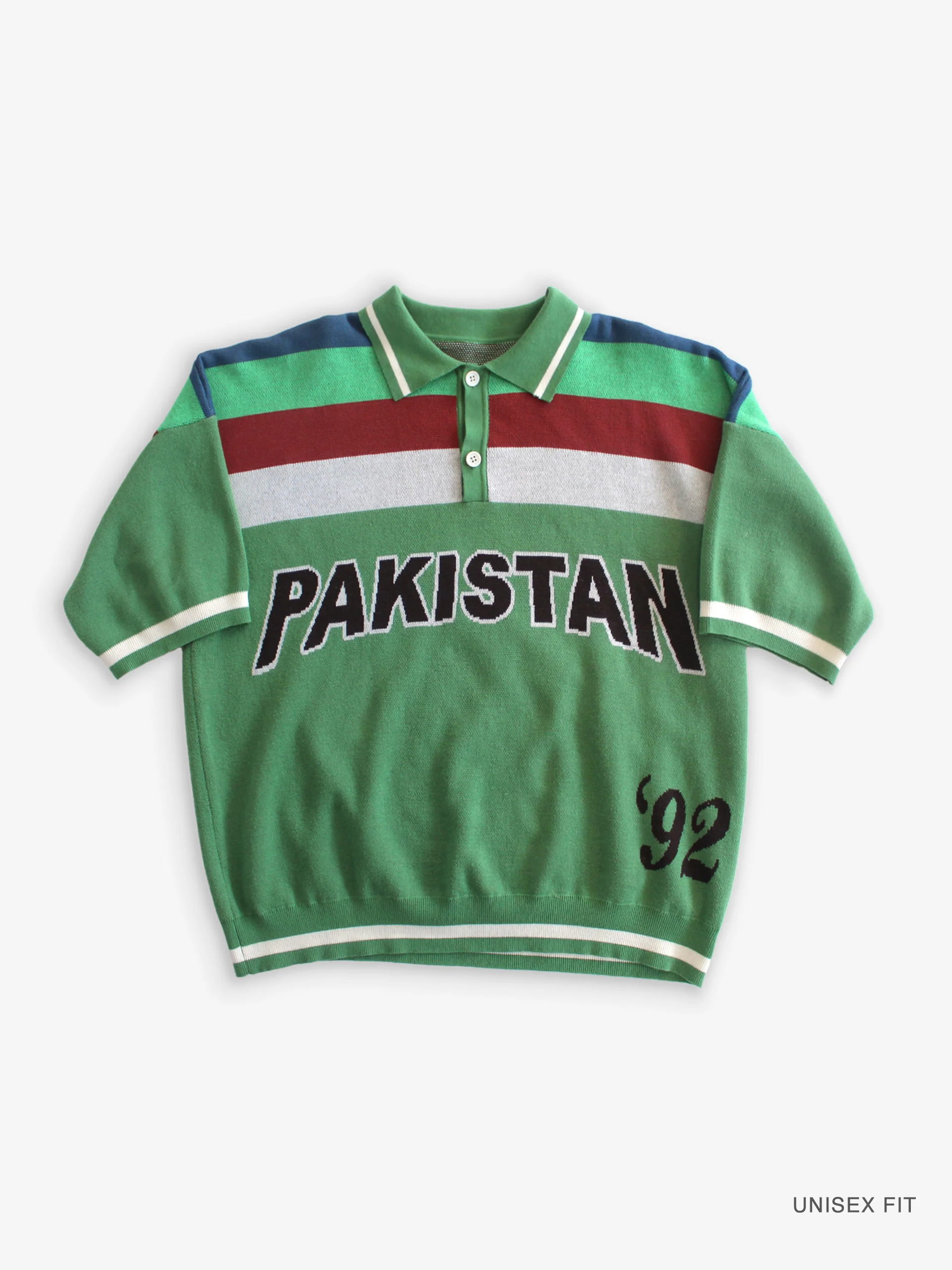 92' Legacy World Cup Jacquard Knit Pakistan Cricket Jersey: Restock Pre-Order - Image 15