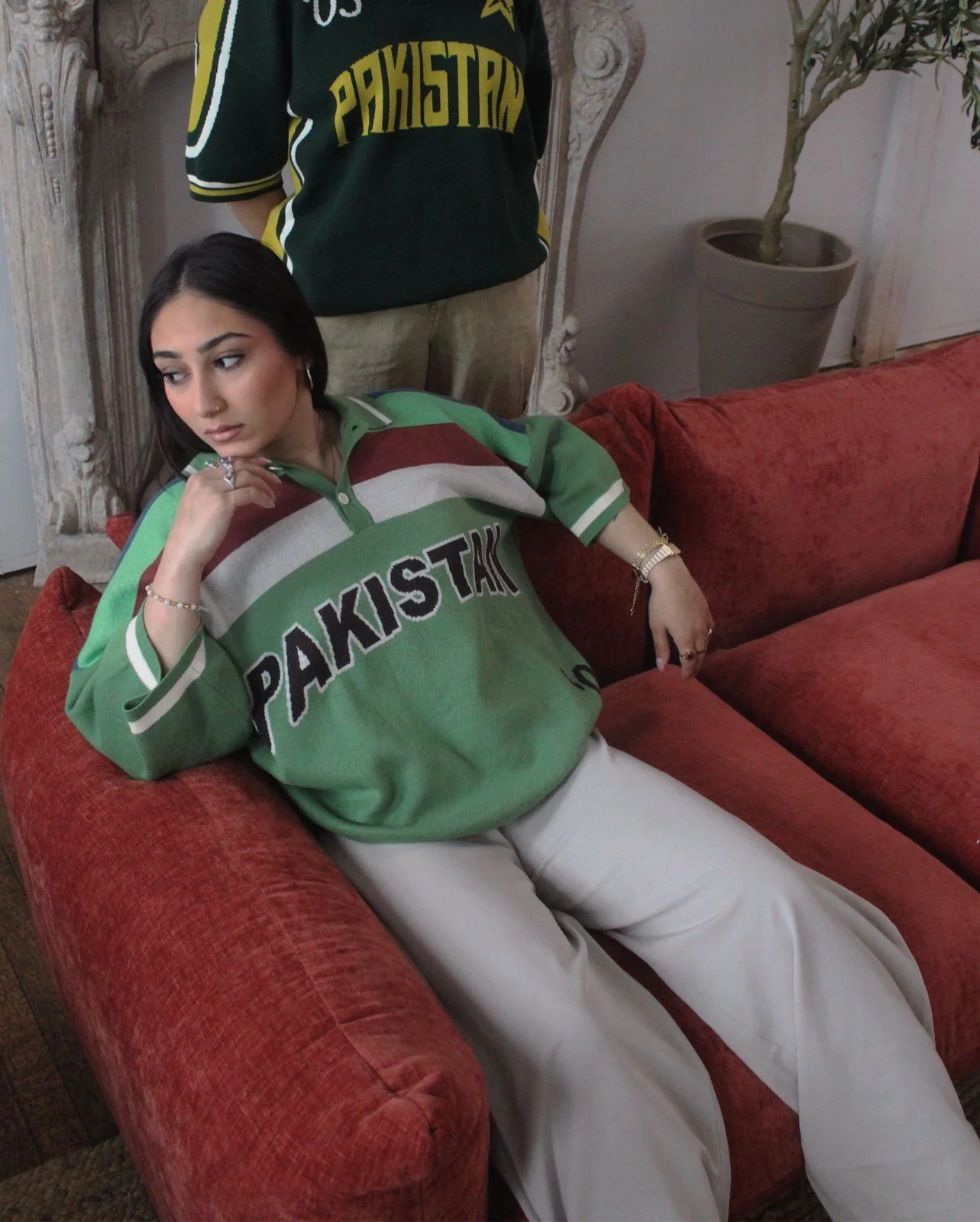 92' Legacy World Cup Jacquard Knit Pakistan Cricket Jersey: Restock Pre-Order - Image 9