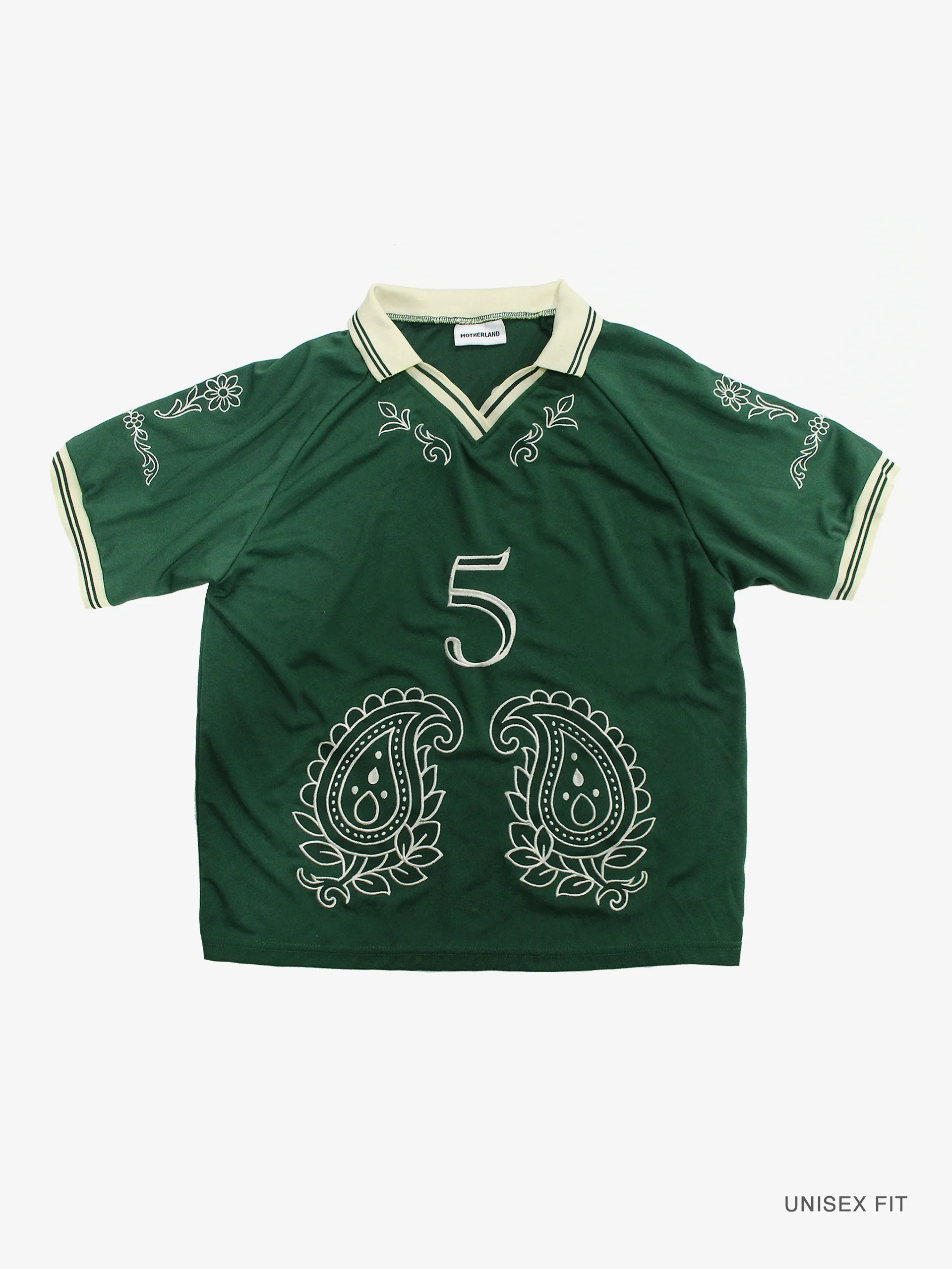 Embroidery Pakistan Paisley Soccer Jersey: #5 | Restock Pre-Order - Image 6