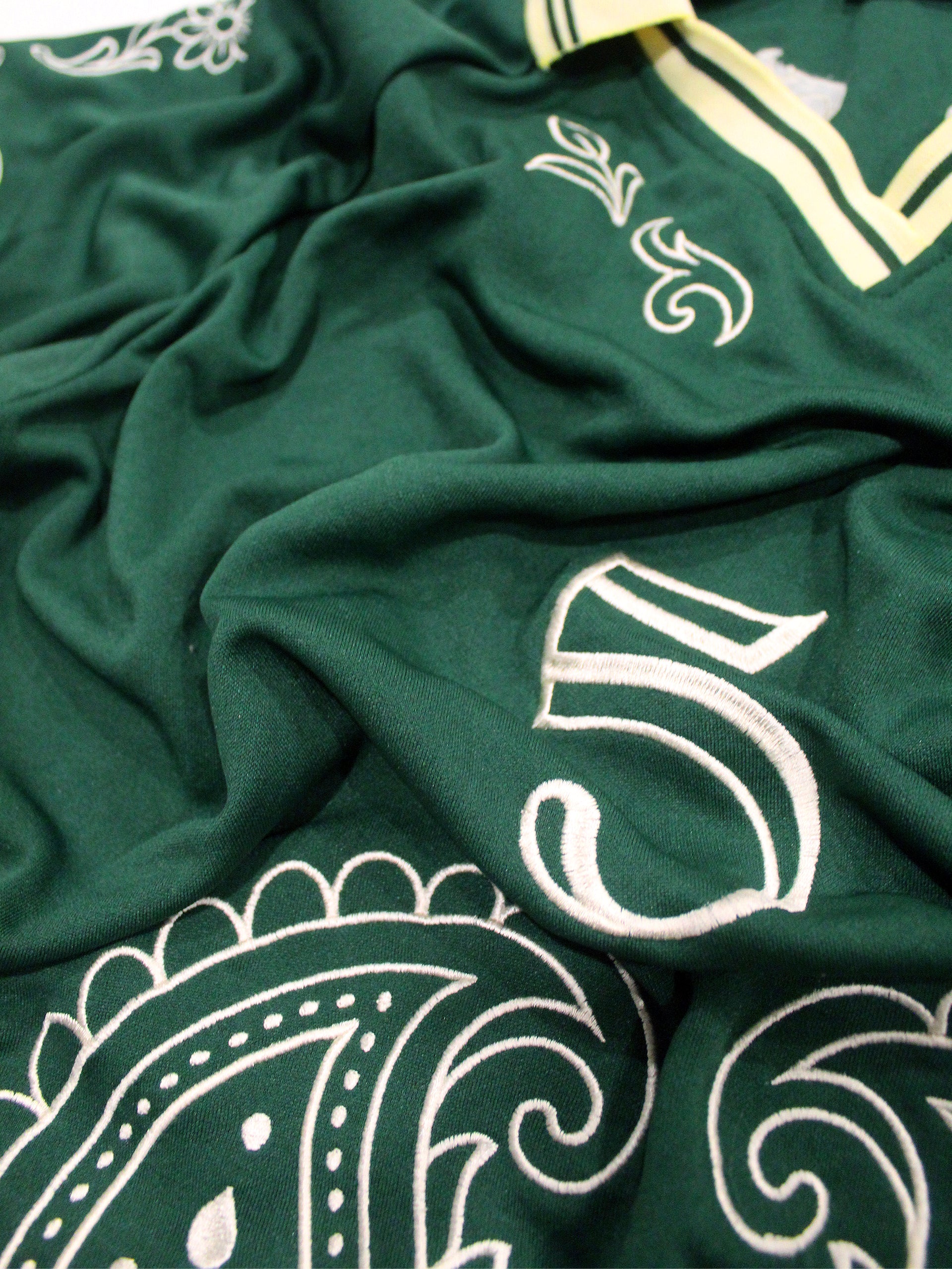Embroidery Pakistan Paisley Soccer Jersey: #5 | Restock Pre-Order - Image 5