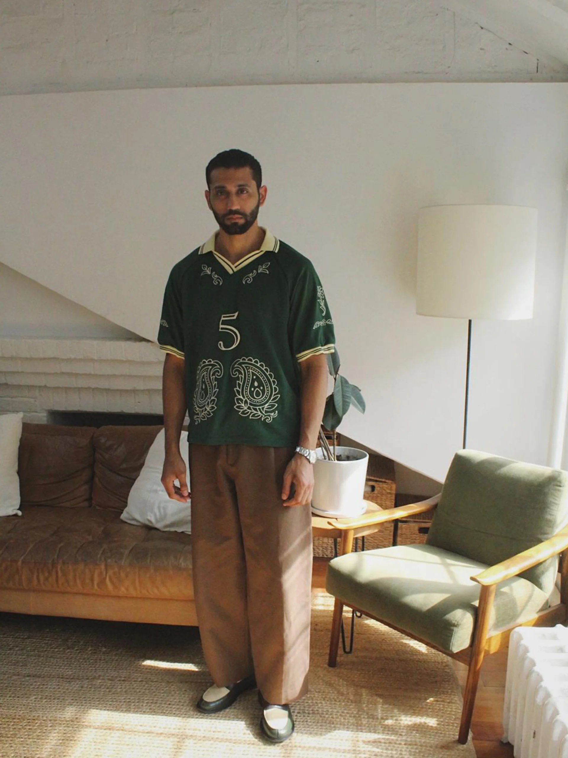 Embroidery Pakistan Paisley Soccer Jersey: #5 | Restock Pre-Order - Image 10