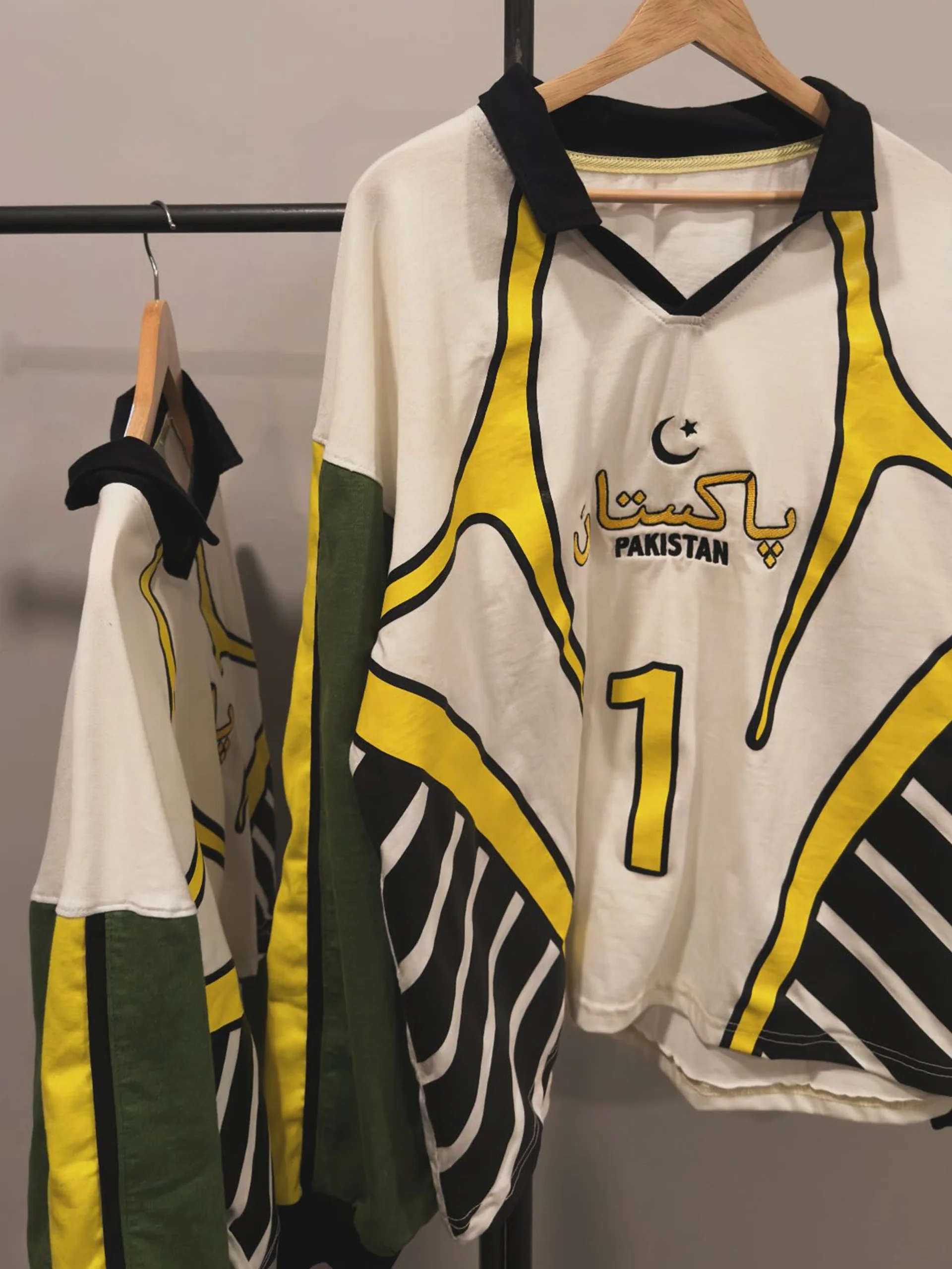 Goal Keeper LS Pakistan Geometric Cotton Jersey: #1 - Image 7