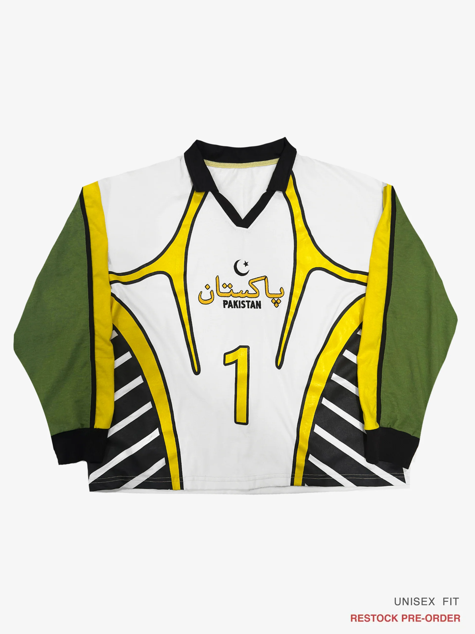 Goal Keeper LS Pakistan Geometric Cotton Jersey: #1 - Image 8