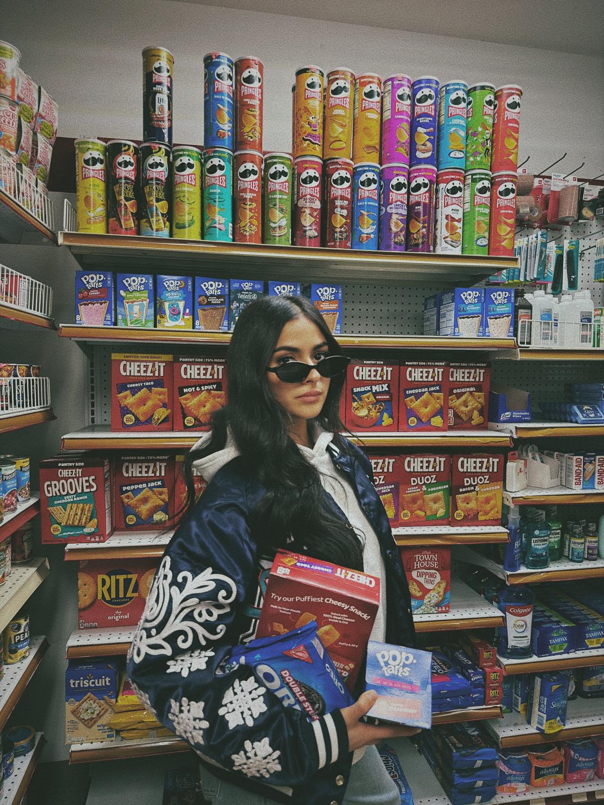 NY "Diaspora Yanks" Satin Baseball Jacket: Navy - Image 6